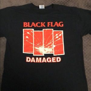 Vintage Black Flag Band Shirt